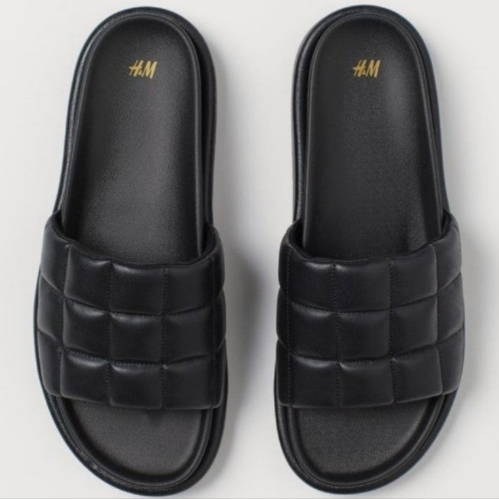 H&M Quilted Chunky Sandals